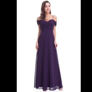 Purple Bridesmaid Dress